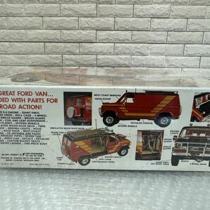 三283☆【未開封】mpc FORD OFF-ROAD VAN プラモデル 1/25 フォード オフロードバン 希少品 当時物 シュリンク破れ汚れ有り☆の画像2