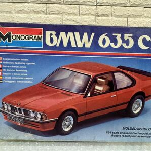 三463☆【未組立】MONOGRAM モノグラム BMW 635 CSi プラモデル 1/24 当時物 希少品☆の画像1