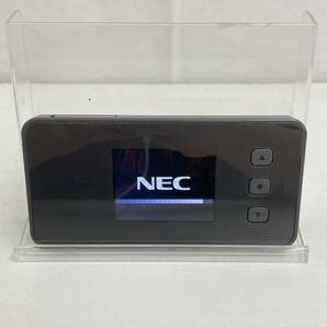 189☆【通電確認済】NEC Speed Wi-Fi 5G X11 NAR01 チタニウムグレー モバイルルーター ポケットWi-Fi 本体 外箱付き ☆の画像2