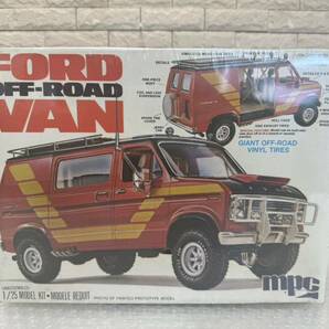 三283☆【未開封】mpc FORD OFF-ROAD VAN プラモデル 1/25 フォード オフロードバン 希少品 当時物 シュリンク破れ汚れ有り☆の画像1