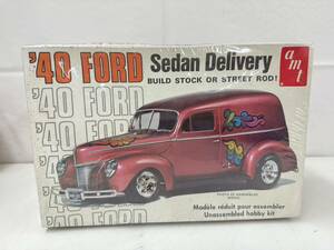 三391☆【未開封】amt プラモデル '40 FORD Sedan Delivery 1/25 当時物 希少品 シュリンク一部破れ汚れ有☆