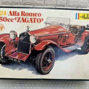 三487☆【未組立 】Heller プラモデル 1/24 Alfa Romeo 1750cc ZAGATO アルファロメオ 当時物 希少品☆の画像1