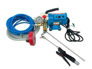  three 530*[ electrification verification settled ] cleaning company . up goods kyo-waKY-20A electric height pressure pump . fog high pressure washer air conditioner washing test pump nozzle hose *