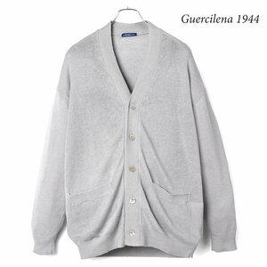 ◆【Guercilena 1944(グエルチレーナ)/春夏/リネンコットンミドルゲージVネックニットカーディガン(ALBERTO)】[grc2380011-48]