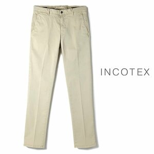 ◆【INCOTEX SLACKS(インコテックス スラックス)/製品染めコットンストレッチギャバジンスリムパンツ(100型/SLIM FIT)】[itx2450021-34]