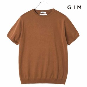 ◆【GIM(ジム)/春夏/アメリカンシーアイランドコットン18G半袖クルーネックニット】[gim2380083-L]