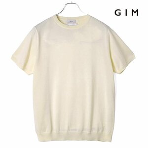 ◆【GIM(ジム)/春夏/アメリカンシーアイランドコットン18G半袖クルーネックニット】[gim2380081-M]