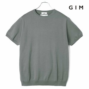 ◆【GIM(ジム)/春夏/アメリカンシーアイランドコットン18G半袖クルーネックニット】[gim2380082-M]