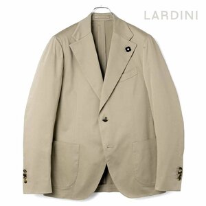 ◆【LARDINI(ラルディーニ)/春夏/コットンストレッチサテン2Bジャケット(SPECIAL L)】[ldn2450211-48]