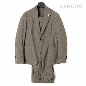 ◆【LARDINI(ラルディーニ)/春夏/ウールトロピカルストライプ柄3Bスーツ(EASY WEAR)】[ldn2450161-48]
