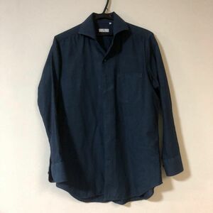 濃紺　 長袖シャツ シャツ　カジュアル　フォーマル