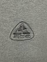 人気 NIKE ACG ナイキ ビンテージ フェード ロゴ刺繍 半袖 Tシャツ グレー サイズM_画像4