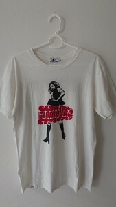 ヒステリックグラマー　HYSTERIC GLAMOUR　VIXENGIRL　Tシャツ　プリント　白　ホワイト　サイズＭ　送料無料　2