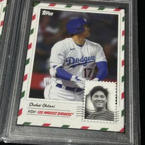 PSA 10 TOPPS HOLIDAY COUNTDOWN 1 SHOHEI OHTANI 大谷翔平 鑑定品 2枚セット ドジャースの画像9