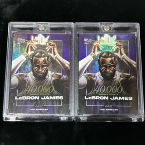 2023-24 TOPPS NOW Basketball Card LJ-40K LeBron James レブロン・ジェームズ カード 4枚セットの画像4