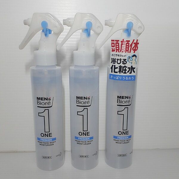 メンズビオレ ONE 全身化粧水スプレー さっぱり 本体/150ml ×3