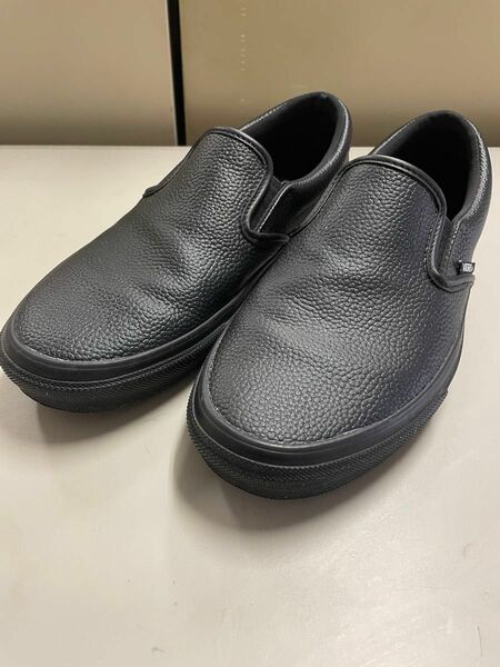 週末割【美品】VANS バンズ スリッポン V98CF LEA 27cm