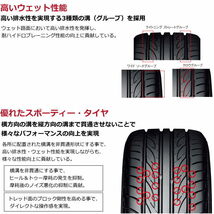 業販品 16インチ 195/45R16 84W XL YOKOHAMA ADVAN FLEVA V701 ヨコハマ アドバン フレバ 夏タイヤのみ 4本_画像7