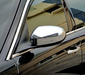 Jaguar メッキ Door mirror Cover XJ XJ6 XJ8 XJR スーパーV8 L 3.0 3.5 4.2 エグゼクティブ Sovereign リミテッド ガーニッシュ