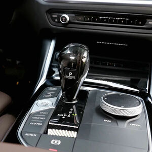 高級感アップ♪ BMW ブラック ウッド ルック シフトノブ カバー G23 420i M440i Mスポーツ エディションエッジ カブリオレ 4シリーズ
