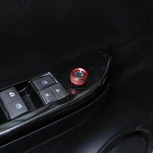 デザイン性UP♪ レッド ドアミラー スイッチ カバー MIRAI ミライ JPD20 G Z エグゼクティブパッケージ アドバンスドドライブ