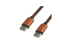 LAZOS USB PD 2.0 L-TCC5-RE1 Type C - Type C 5A ケーブル レザー 1m_画像4
