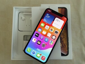 Apple iPhone Xs 256GB ゴールド SIMロックフリー MTE22J/A バッテリー82%