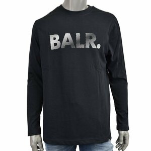 新品【Mサイズ】BALR. ボーラー FRANCK RELAXED TUNNEL L/S T-SHIRT/ショルダ-ライン ビッグ ロゴ 長袖Tシャツ/ロンT/B1111.1044 102