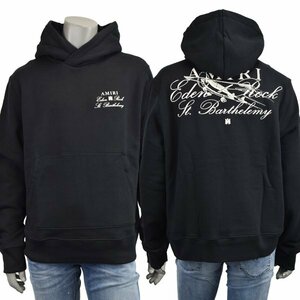 新品【Lサイズ】AMIRI アミリ EDEN ROCK HOODIE/ブランド ロゴ パーカー/PF23MJG044 001