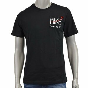 新品【Mサイズ】MIKE DON'T DO IT マイク ドント ドゥイット MINI LOGO T-SHIRT/ロゴ プリント Tシャツ/MKTS00007/MIKE00 BLACK