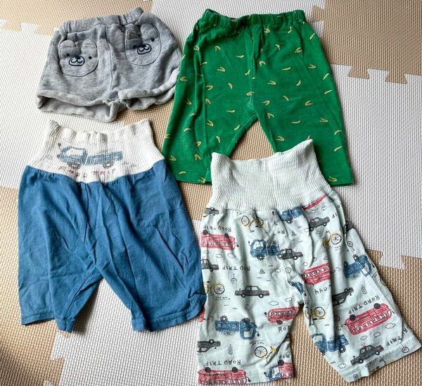 4点セット☆サイズ60〜90 男の子　ベビー服 ズボン パジャマ 子供服