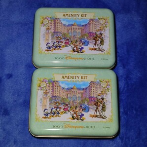 【未使用】東京ディズニーランドホテル リゾート アメニティ缶 2点セット 宿泊者限定 amenity kit disney