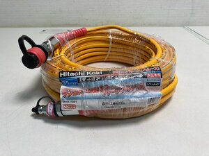 【★30-4981】■未使用■HITACHI ヒタチ 日立工機 0088-5081 高圧エアホース スムース 20m 内径5mm 高圧専用 ソフトタイプ 新品（9317）