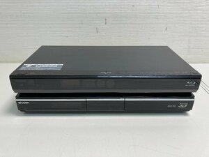 【★99-04-6936】■ジャンク■SHARP シャープ BD-W500 BD-HDW75 Blu-rayレコーダー ブルーレイ HDD リモコンなし