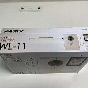 【★35-2704】■未使用■アイホン ワイヤレステレビドアホン WL-11 インターフォン 配線工事不要 親機:WL-1ME 子機:WL-DA（3446）の画像2