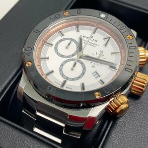 【★35-2734】■中古■EDOX エドックス クロノオフショア1 クォーツ 10221 357RM（2606）の画像2