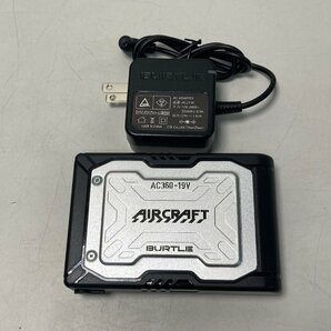 【★03-1698】■中古■美品 BURTLE AC360-19V バッテリー AC370 ファン セット売り ベスト付 AC370/371 バートル（9382）の画像2