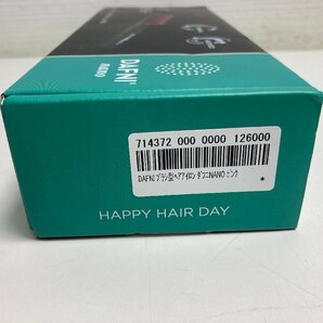 【★35-2784】■未使用■ヤーマン ブラシ型ヘアアイロン ダフニ ナノ DH1.6NP（6395）の画像3