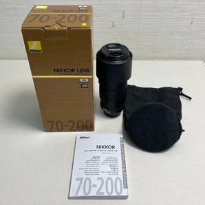 【★22-2318】■中古■Nikon AF-S NIKKOR 70-200mm f/4G ED VR 望遠ズームレンズ ニコン （0896）の画像1