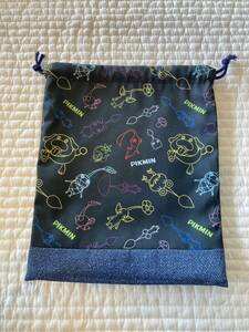 No.229pikmin pouch lunch sack hand made 