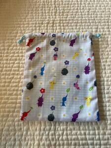 No.231pikmin pouch lunch sack hand made 