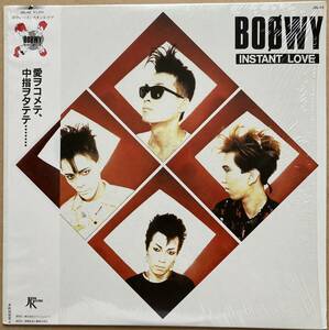 美品 シュリンク付き BOOWY / INSTANT LOVE 帯付き JAL-43 氷室京介 布袋寅泰