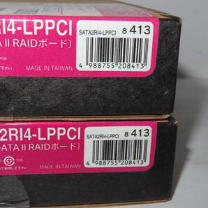 【未開封】SATA2RI4-LPPCI 2点 玄人志向 PCI接続 RAID0/1/5対応 シリアルATA増設カードの画像4
