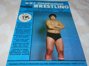 ネコポス可 W.W.W.F. Championship Wrestling　1981　6月　プロレス関係