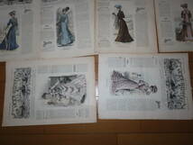 6 フランスアンティーク　1901年　10冊　La Mode Petit Journal　ファッション雑誌　Paris　_画像4