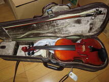 SUZUKI バイオリン No.520 w.Prell 弓 ハードケース スズキ VIOLIN Anno1991　3/4_画像1