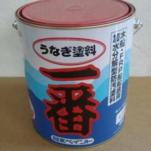 送料無料 日本ペイント うなぎ一番 赤 4kg レッド うなぎ塗料一番 船底塗料 即日発送もの画像1