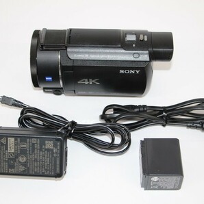 099 k1993 SONY ソニー デジタル4Kビデオカメラ Handycam FDR-AX60 ハンディカム 動作確認済みの画像1