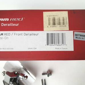 ■希少 SRAM RED フロントディレーラ― Braze On チタンガード 軽量72ｇ、ForROAD／ミニベロ 中古動作品■の画像5