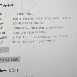 [MCZ-00032] Microsoft Surface Go タブレットPC [Pentium 4415Y/RAM:8GB/SSD:128GB] [中古] J489885 B MT 関東発送の画像2